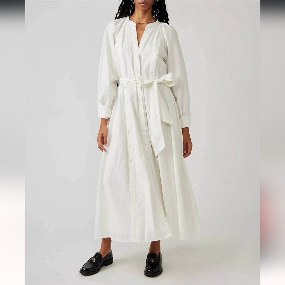 NWT Free People Charlie Maxi Long Sleeve Dress